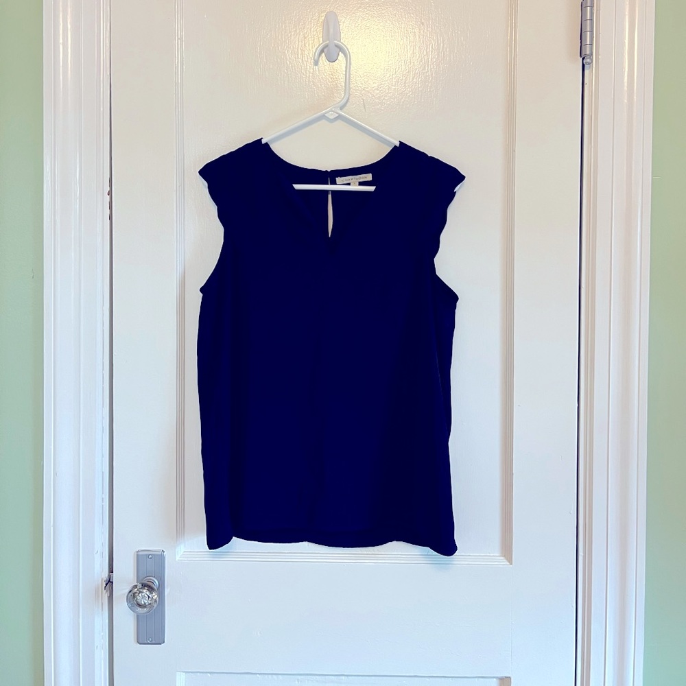 41 Hawthorn | Dawney Scallop Sleeve Tank